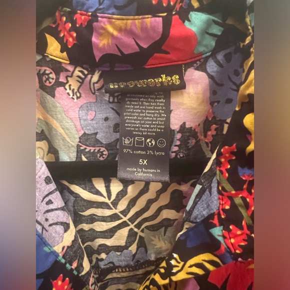 NOOWORKS Eloise Dress in “Tropi Trip” Print (5X) - Picture 4 of 4